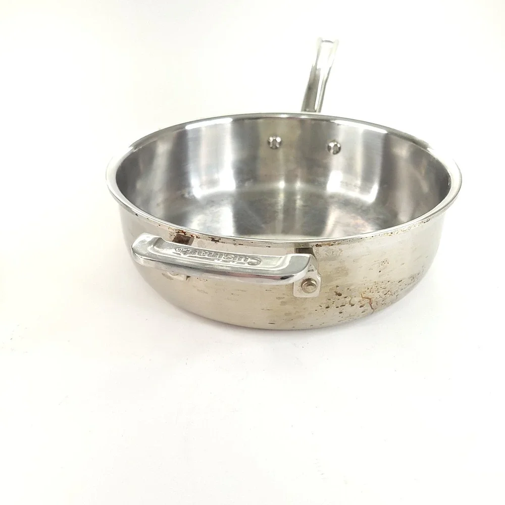 Cuisinart Multiclad Pro 3.5 Qt Stainless Steel Sauté Pan With Lid MCPS33-24HN